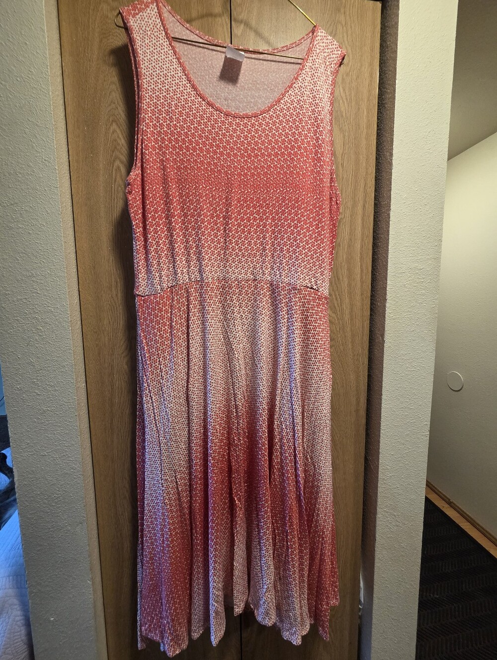 Agnes & Dora Coral Dress Women's Size XL Floral Rayon And Spandex Blend